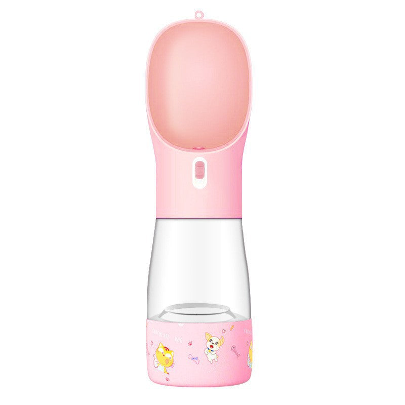 Dog water bottle for walks - product view
