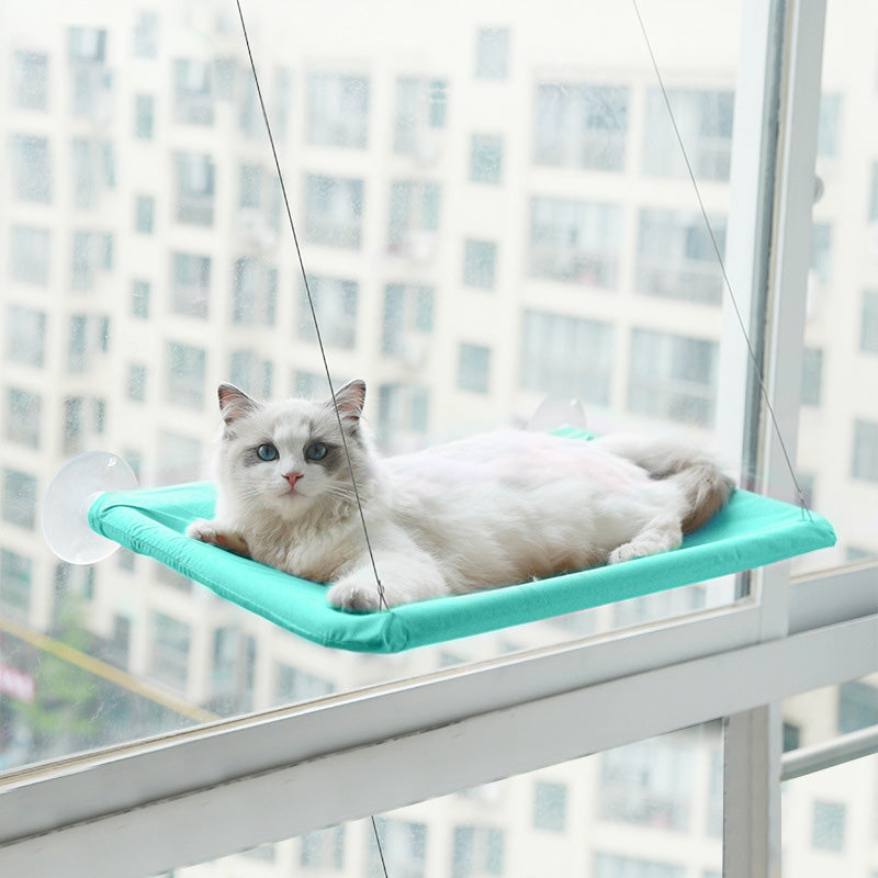 Cat hammock - easy installation on glass