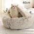 PawWell 2-in-1 Plush Pet Bed & Cozy Cave