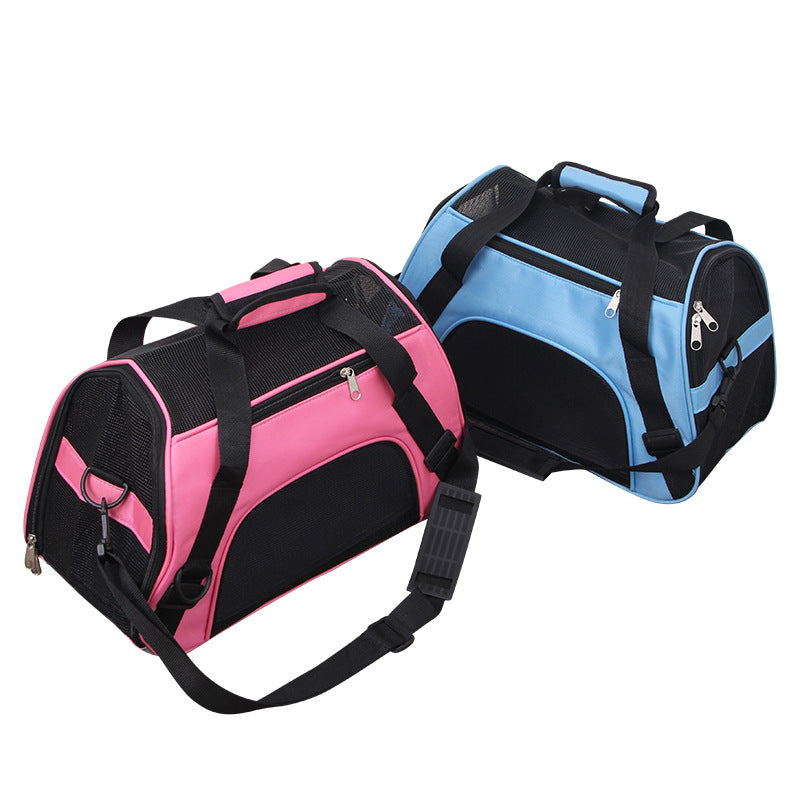 Mesh pet carrier - breathable ventilation panels
