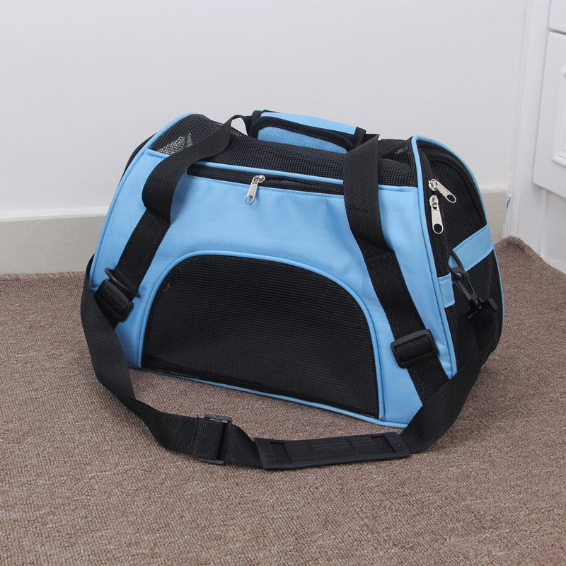 Portable mesh pet carrier - product photo