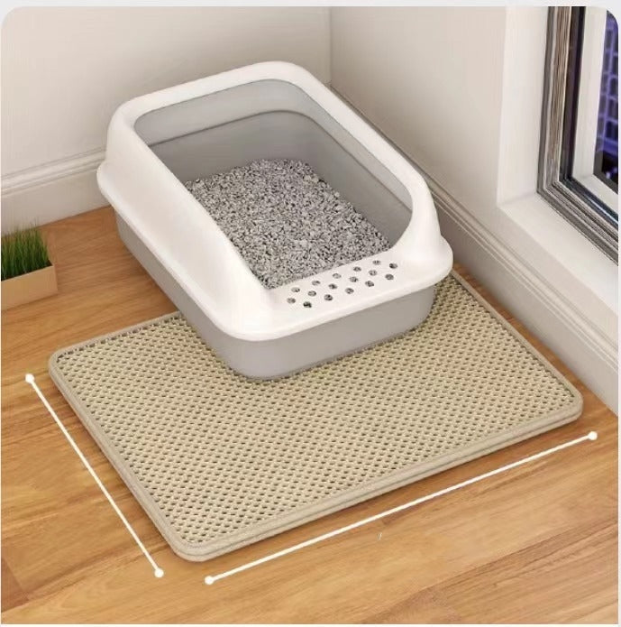 Double-layer cat litter trapping mat - product photo