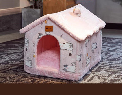 PawWell Cozy Foldable Pet House – foldable structure detail