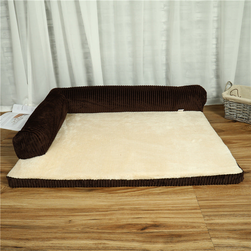 PawWell Corduroy Pet Sofa Bed.