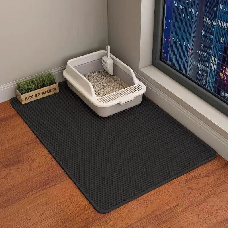 PawWell double-layer cat litter trapping mat, main photo