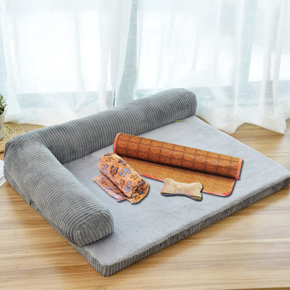 PawWell Corduroy Pet Sofa Bed.