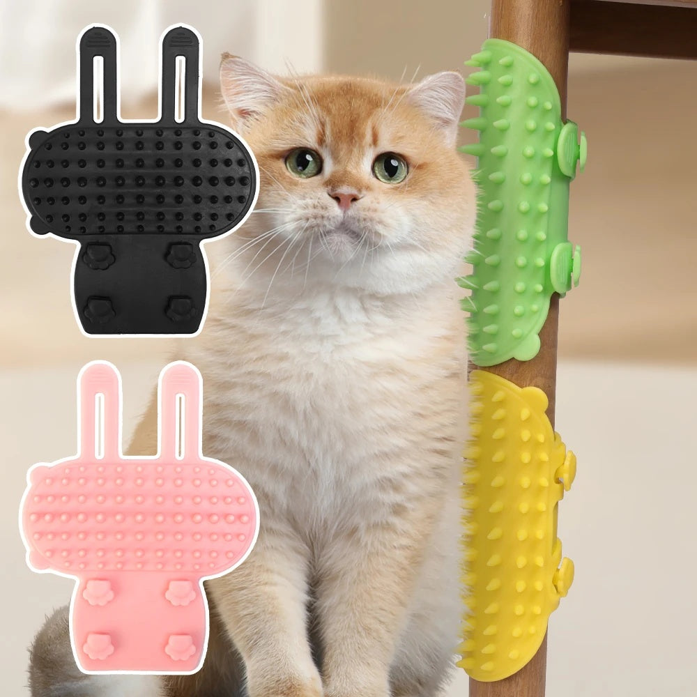 PawWell self-grooming cat corner brush, main photo