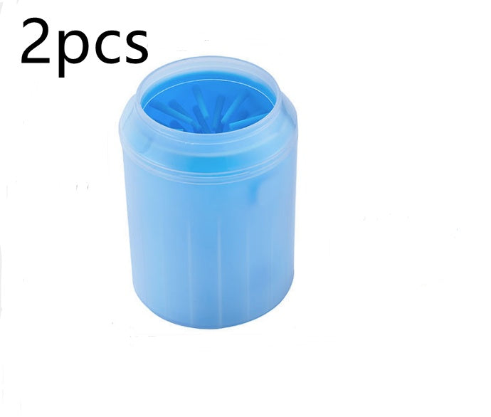 Portable paw cleaner cup - product photo