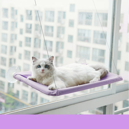 PawWell window cat hammock with suction cups, main photo