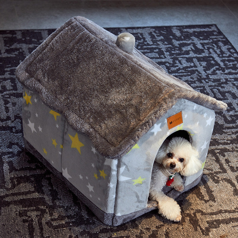PawWell Cozy Foldable Pet House