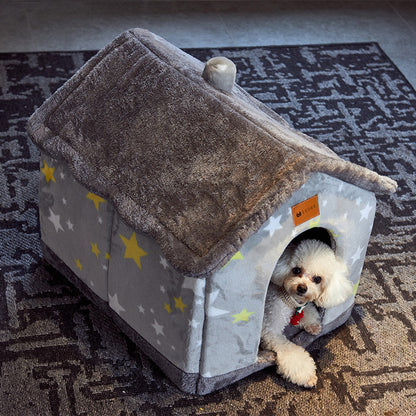 PawWell Cozy Foldable Pet House