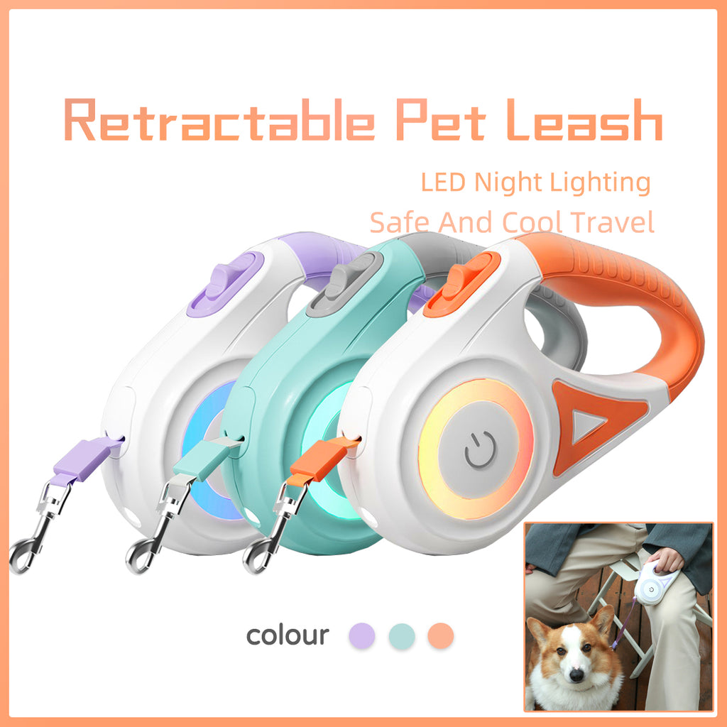 Retractable safety leash - durable tape detail