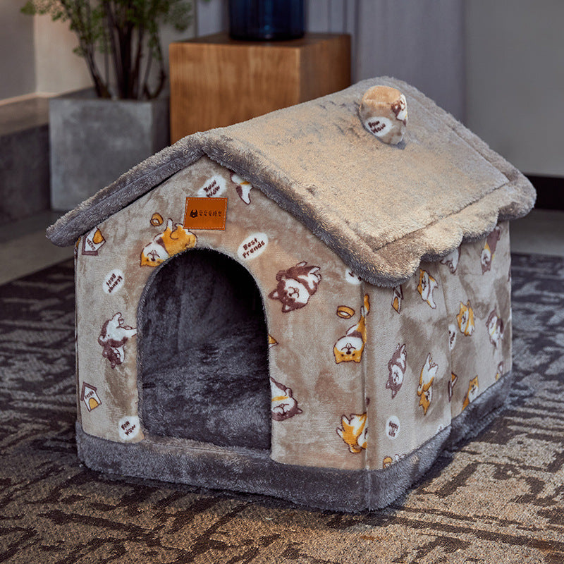 PawWell Cozy Foldable Pet House