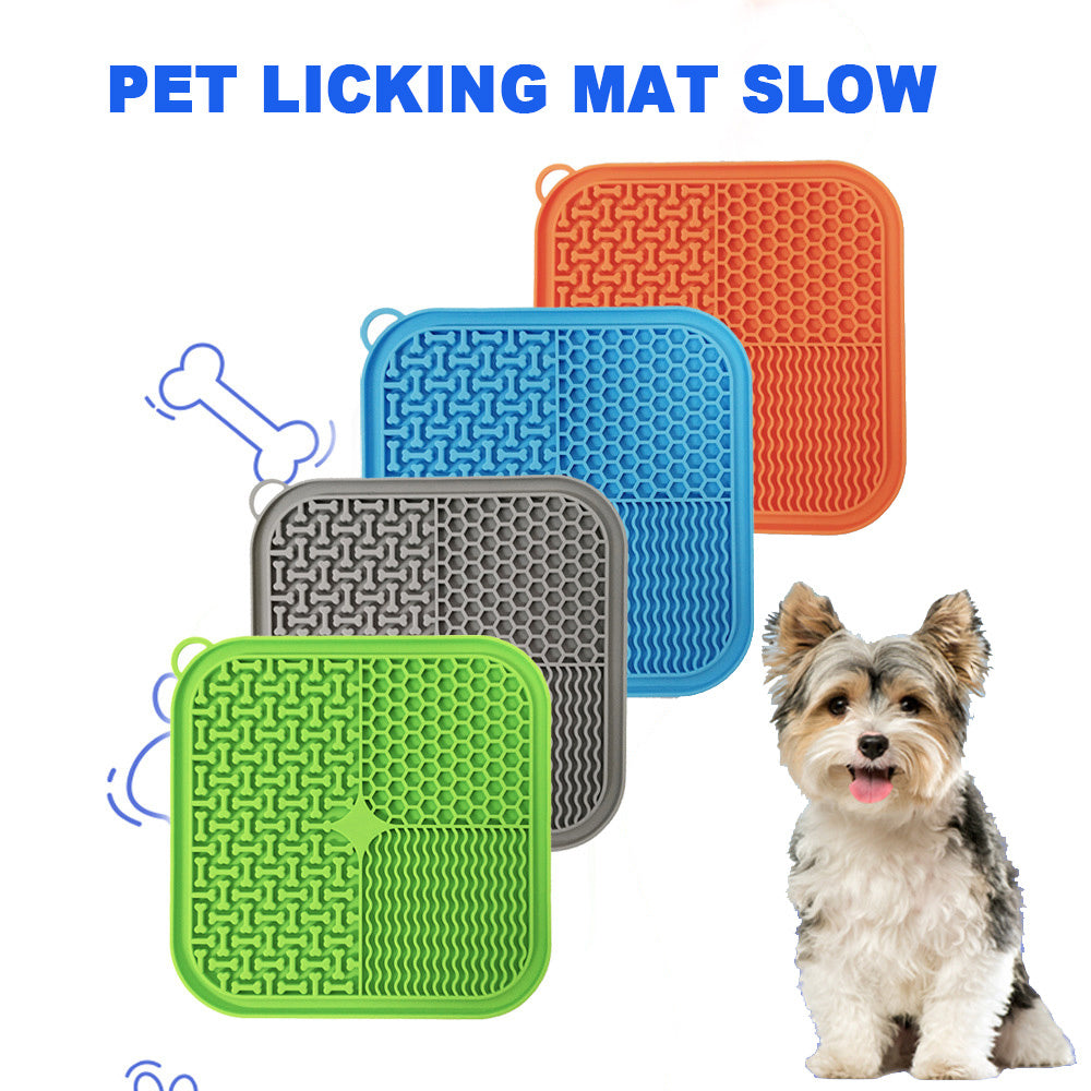 Calming dog lick mat - slow feeder mat for anxiety relief, main photo