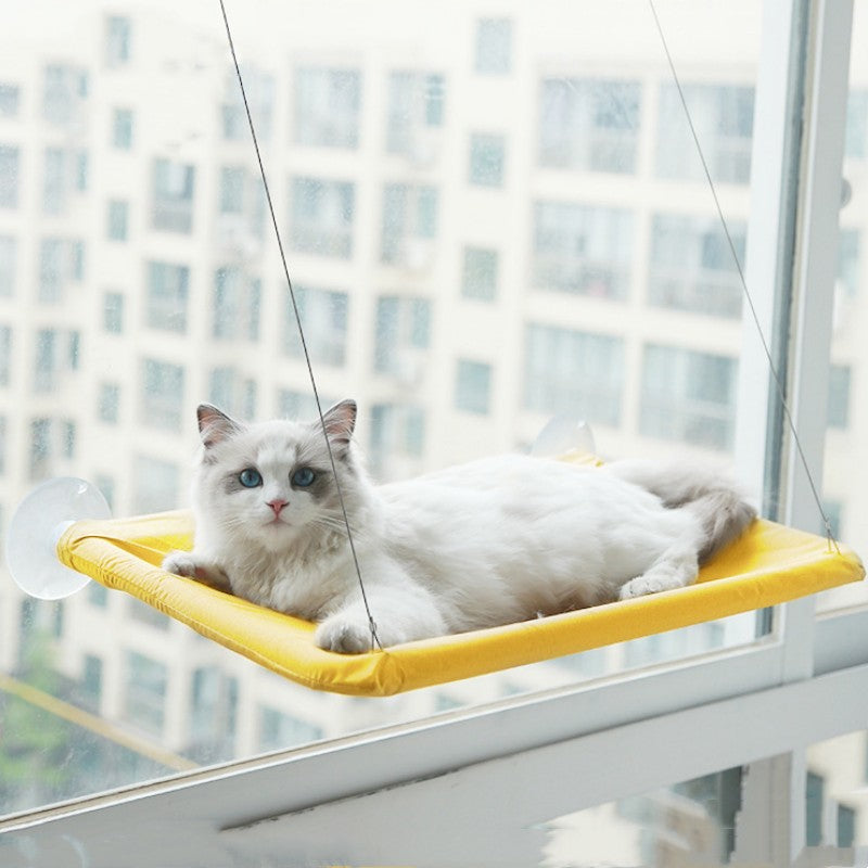 Cat window hammock - washable cover detail
