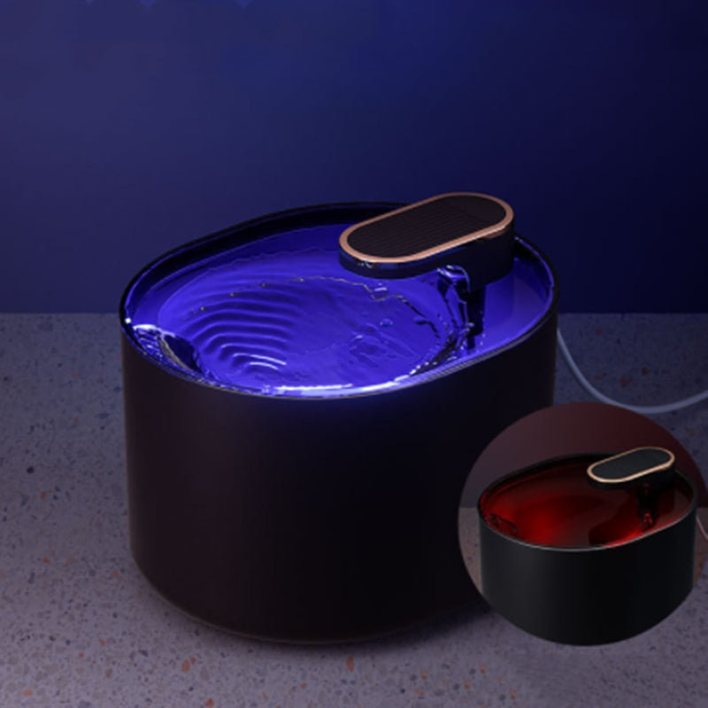 Quiet USB cat water fountain - product angle view
