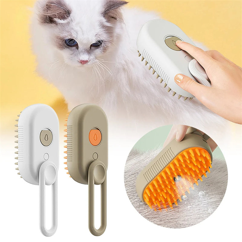 3-in-1 steam grooming brush - water tank detail