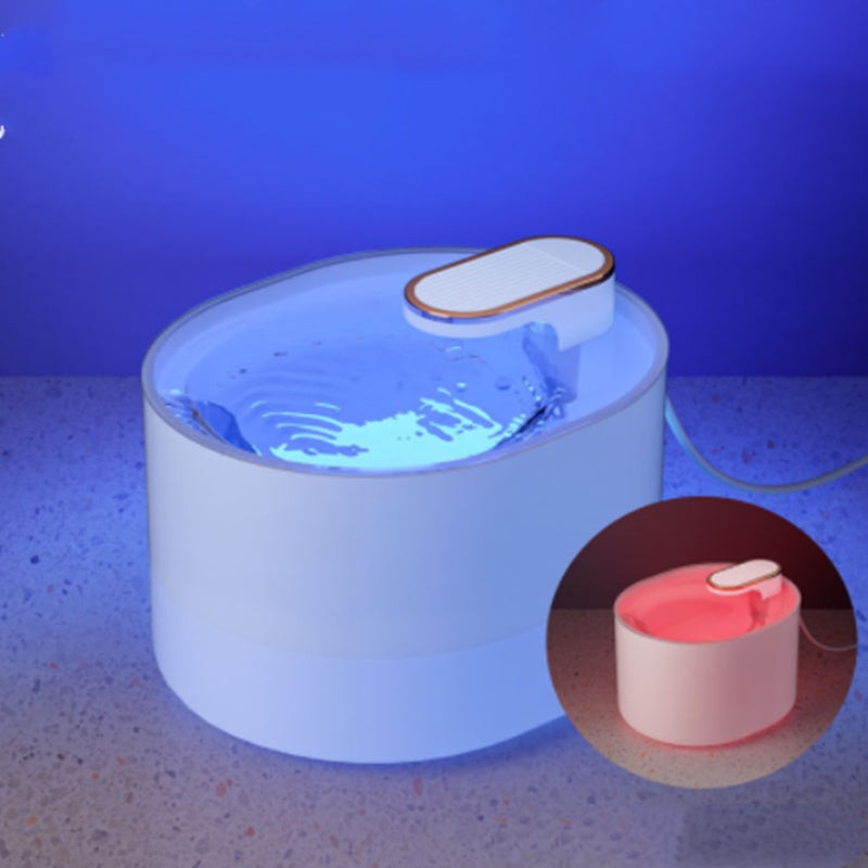 Automatic pet drinking fountain - capacity view
