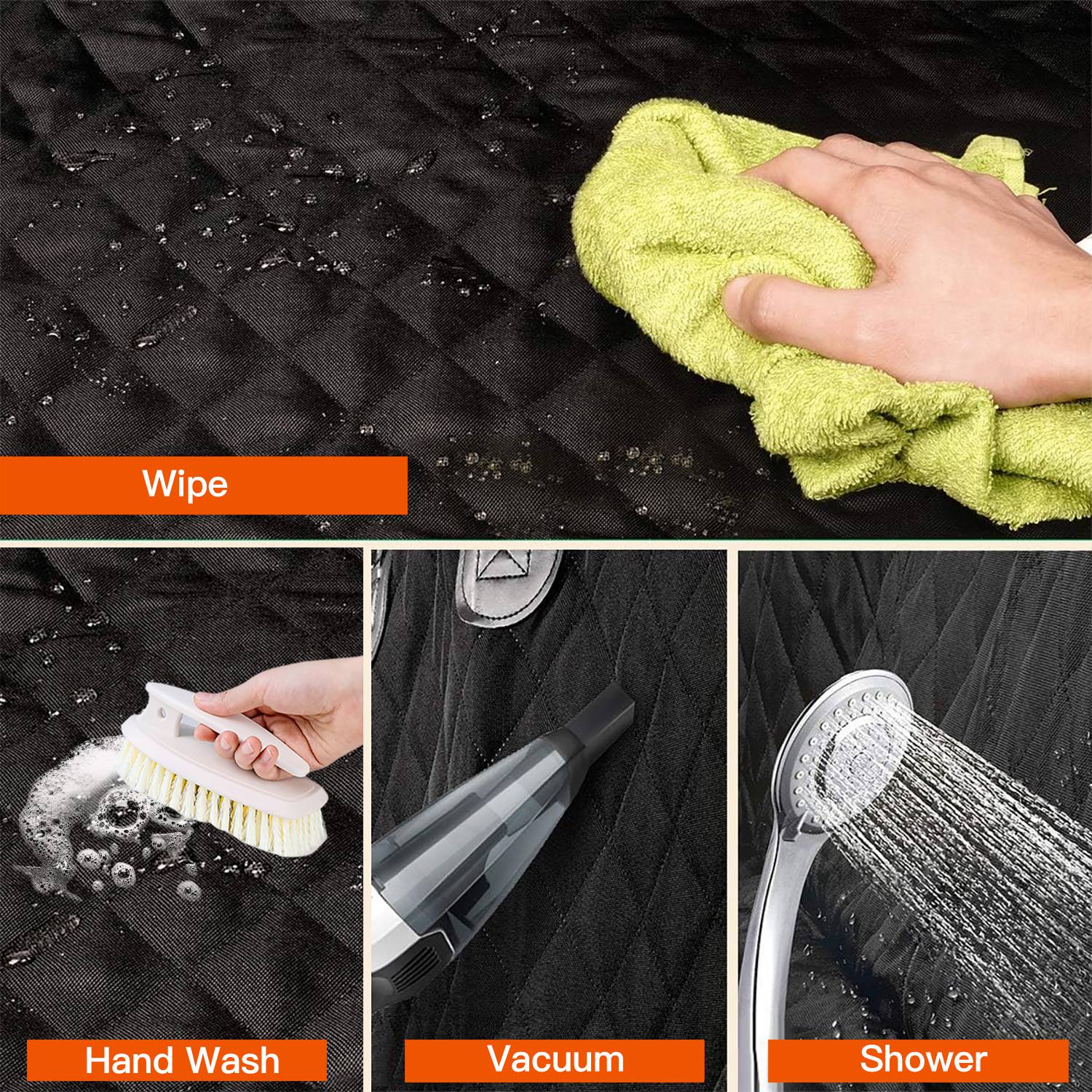 Waterproof car seat cover for dogs - easy installation