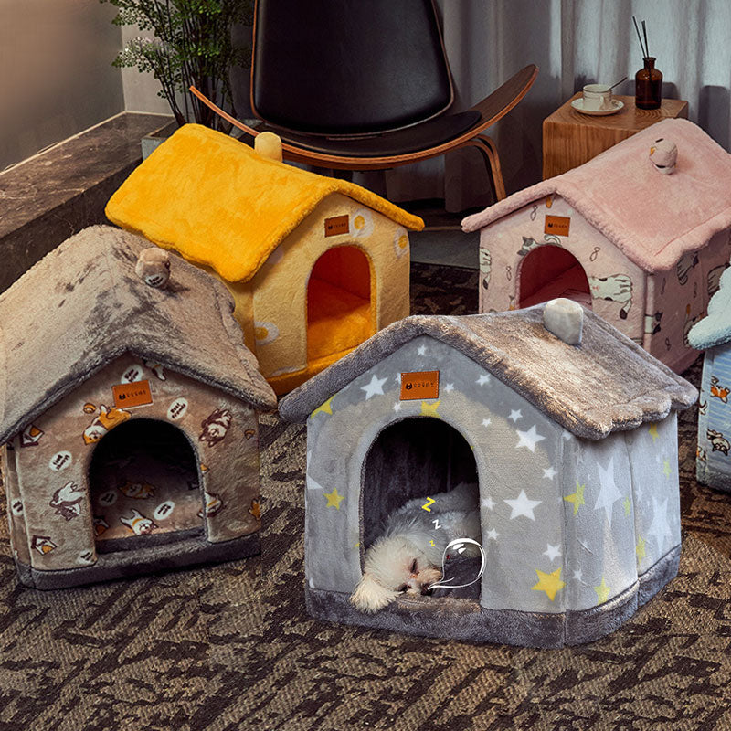 PawWell Cozy Foldable Pet House for cats and small dogs – main product view