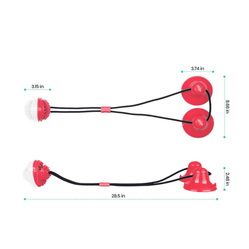 PawWell Suction-Cup Chew Toy for Dogs