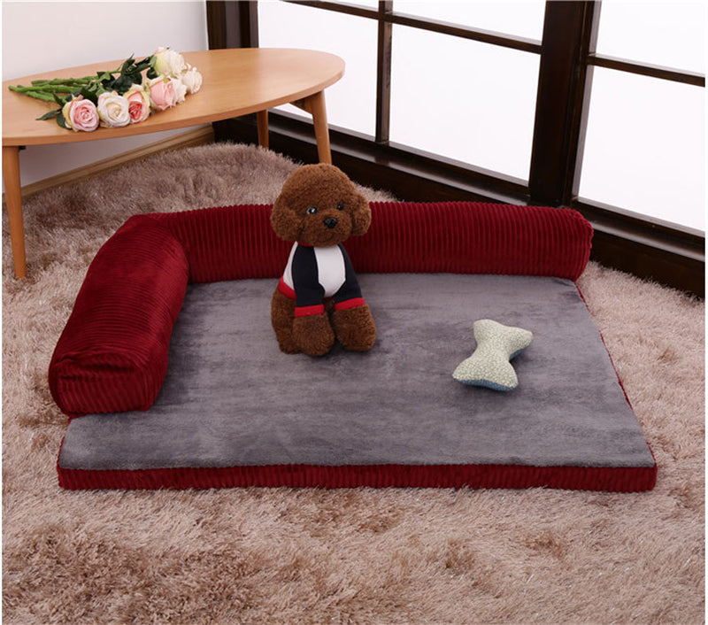 PawWell Corduroy Pet Sofa Bed.