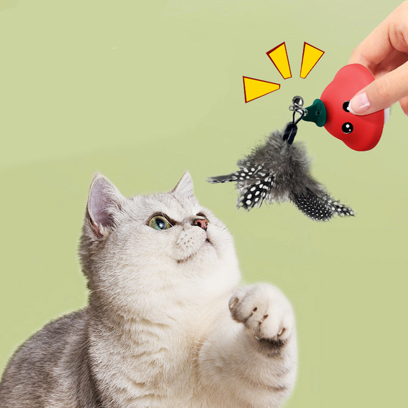 PawWell suction-cup retractable cat teaser, main photo