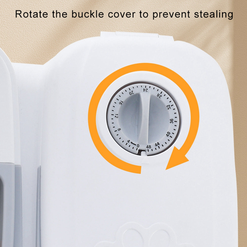 Gravity pet feeder and water dispenser - capacity detail