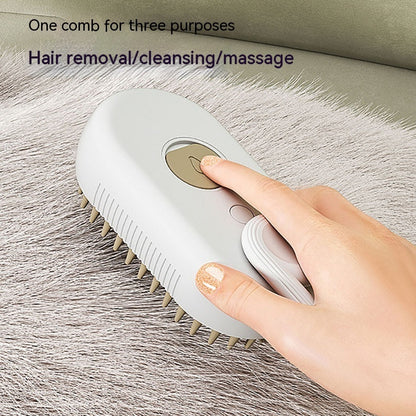 PawWell 3-in-1 Mist Grooming Brush for Cats &amp; Dogs