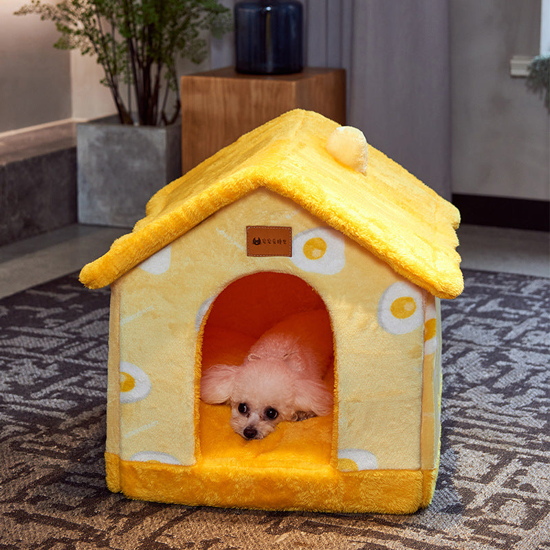 PawWell Cozy Foldable Pet House