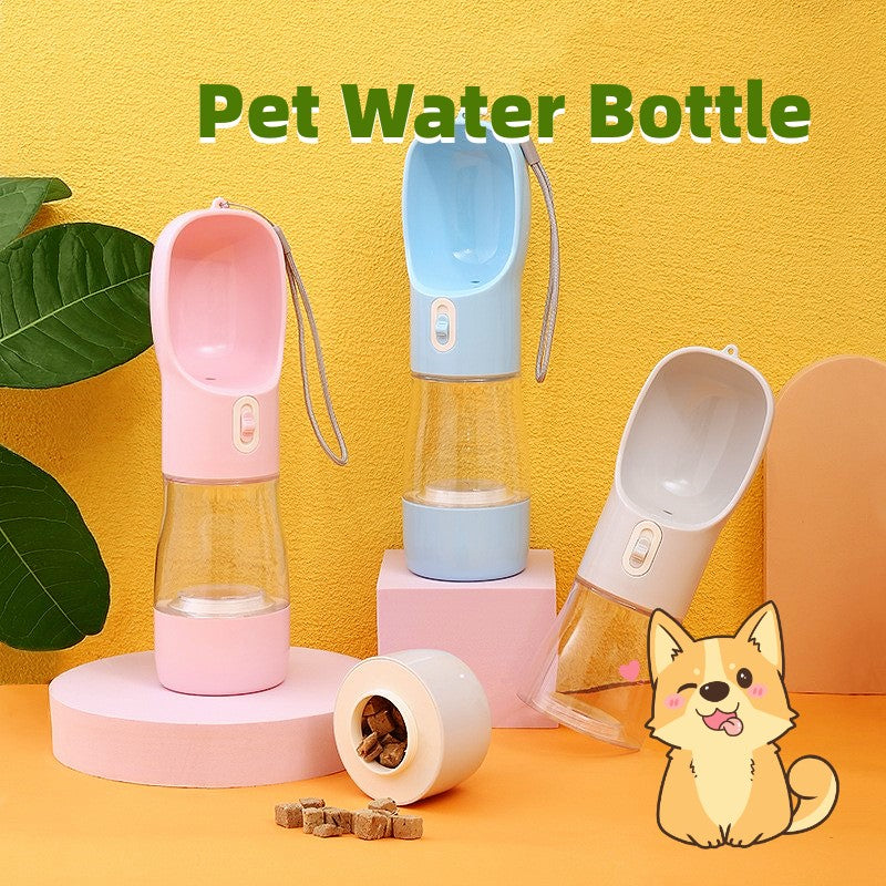 Portable dog water bottle - leak-proof travel dispenser, main photo