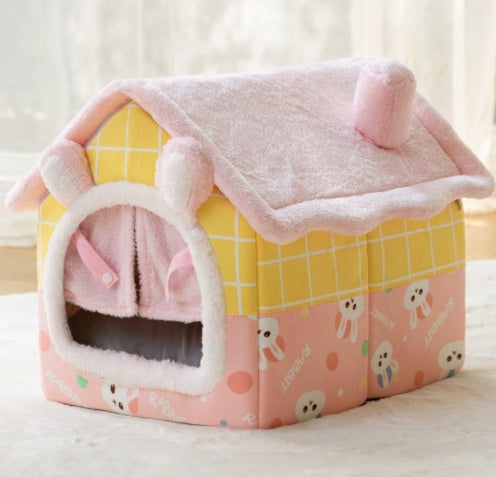PawWell Cozy Foldable Pet House – product photo
