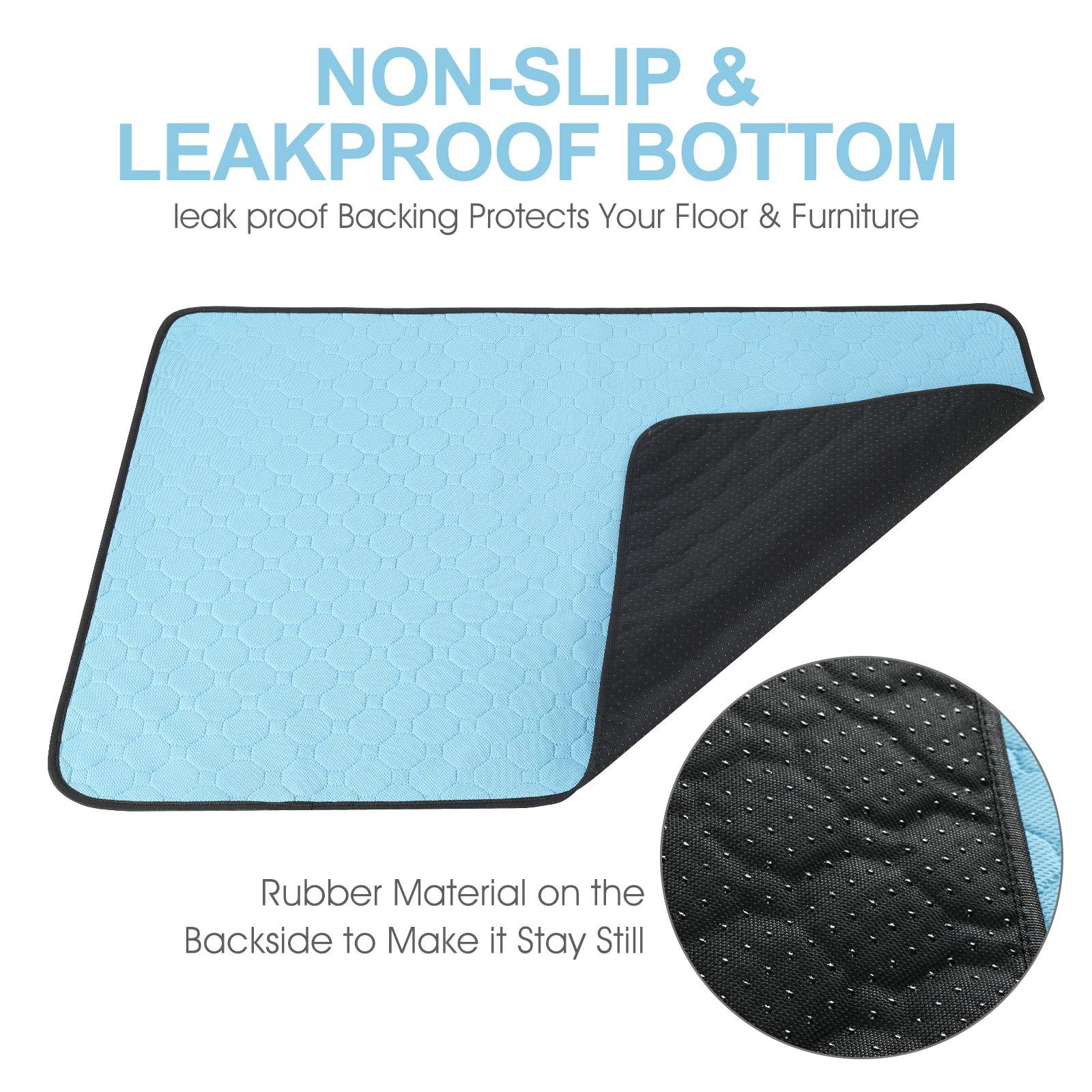 Reusable dog training pads - waterproof bottom detail