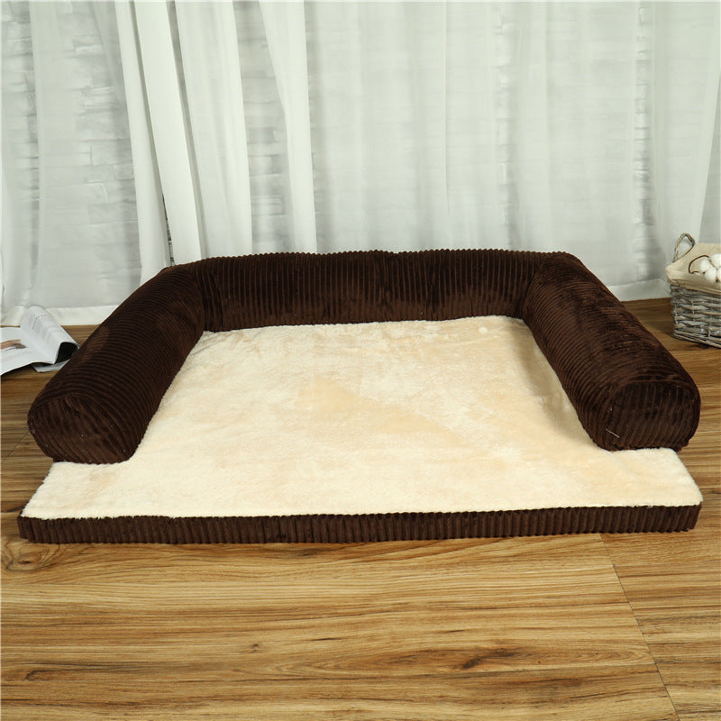 PawWell Corduroy Pet Sofa Bed.