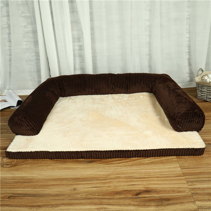 PawWell Corduroy Pet Sofa Bed.