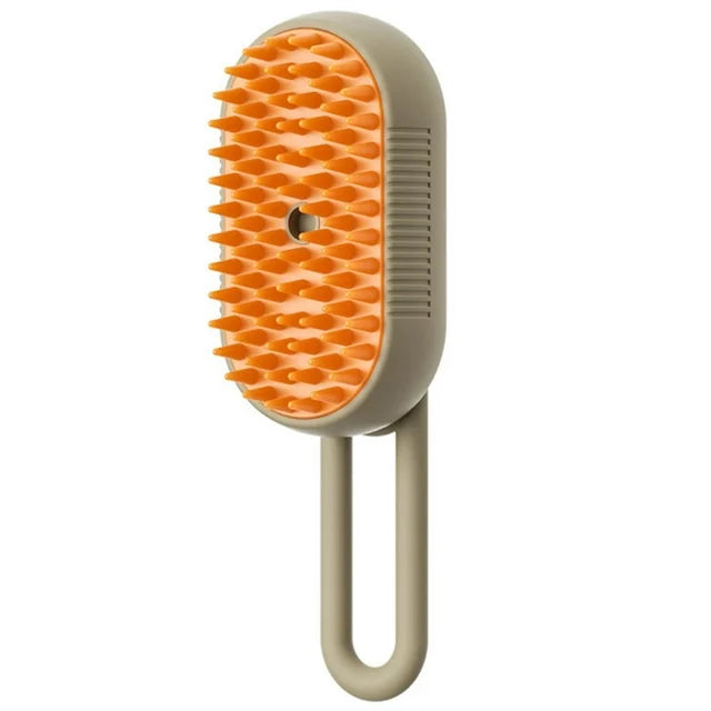 3-in-1 steam pet grooming brush - product photo