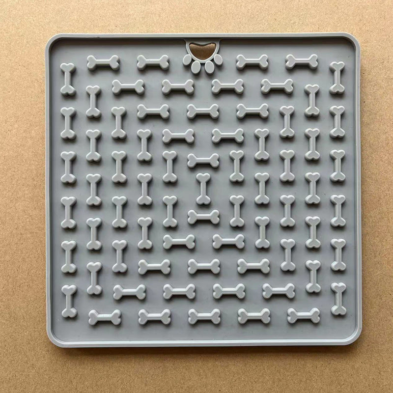 PawWell silicone lick mat for dogs - slow feeder and enrichment, main photo