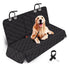 PawWell waterproof dog car seat cover with seat belt, main photo